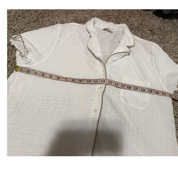 House No 23 - Alaia Short PJ Set - White - Picture 6 of 8